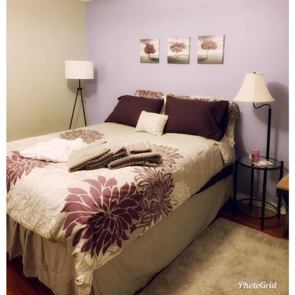 Cozy private bedroom and bathroom or shared room